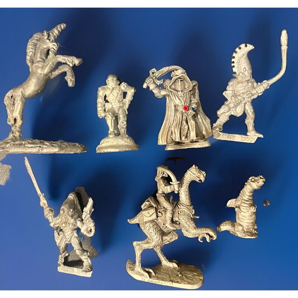 Ral Partha Imports Miniatures Lot of 7 Rare vintage D&D